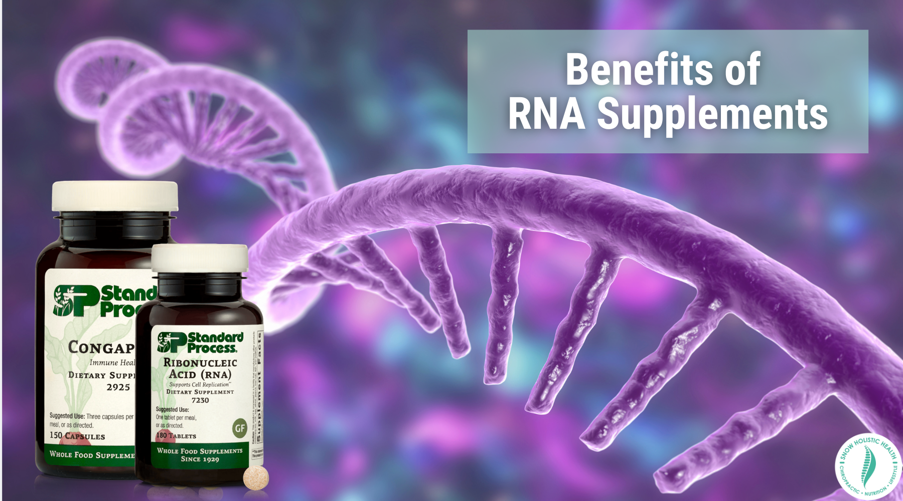 Benefits of RNA Supplements with Standard Process Congaplex and Standard Process Ribonucleic Acid (RNA)
