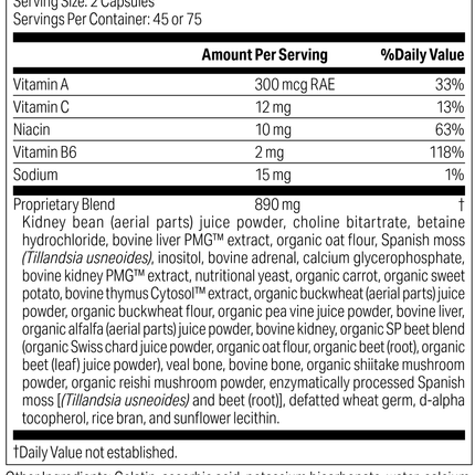 Albaplex®, 150 Capsules, Rev 30 Supplement Facts