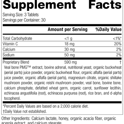 Cataplex® C, 90 Tablets, Rev 20 Supplement Facts