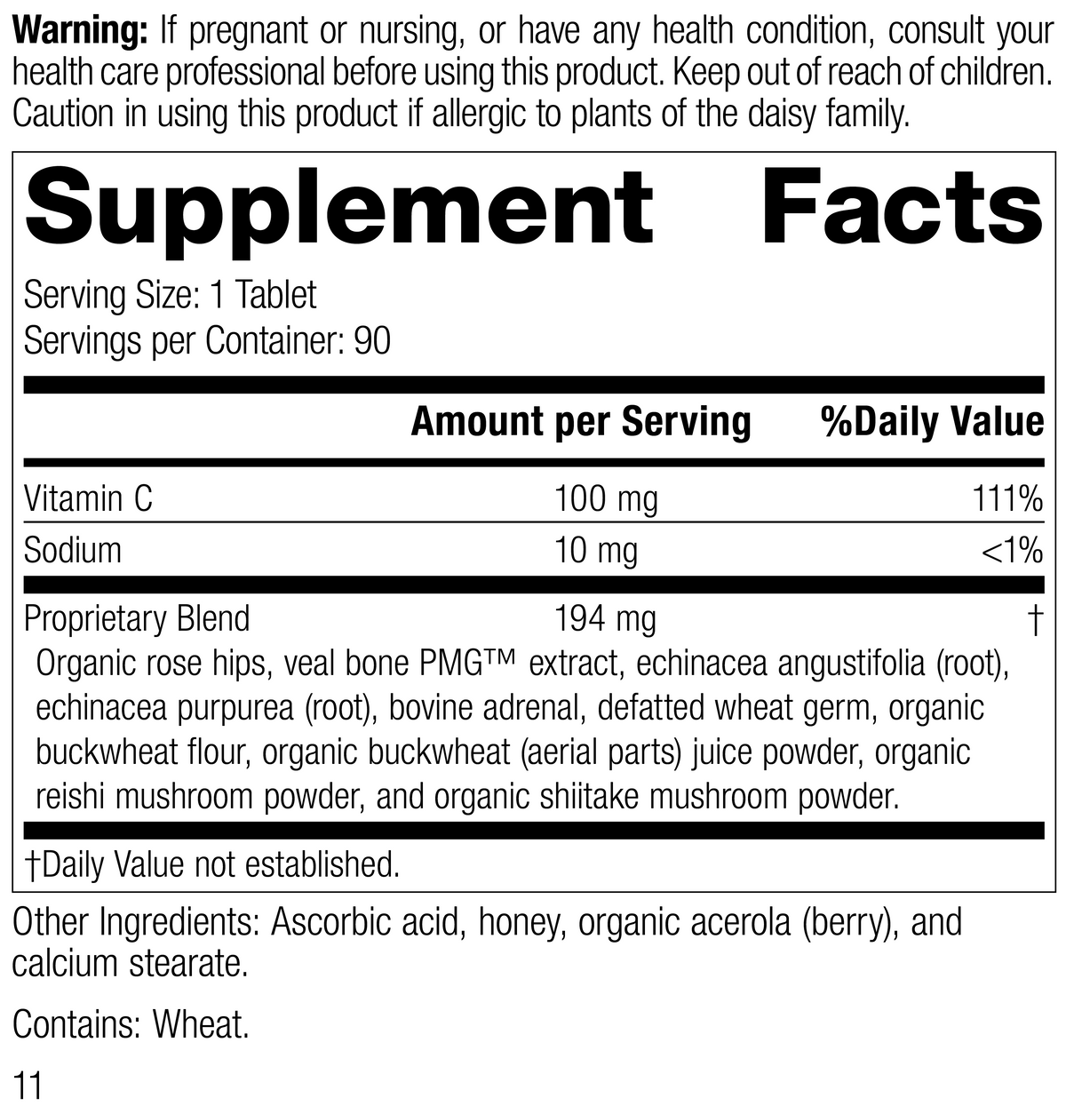 C Synergy, 90 Tablets - Snow Holistic Health