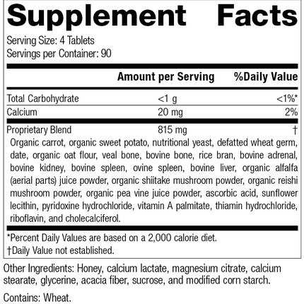 Cyrofood®, 360 Tablets, Rev 20 Supplement Facts