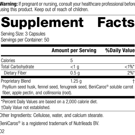 gastro fiber label