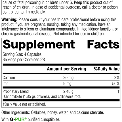 Rev 01 Supplement Facts