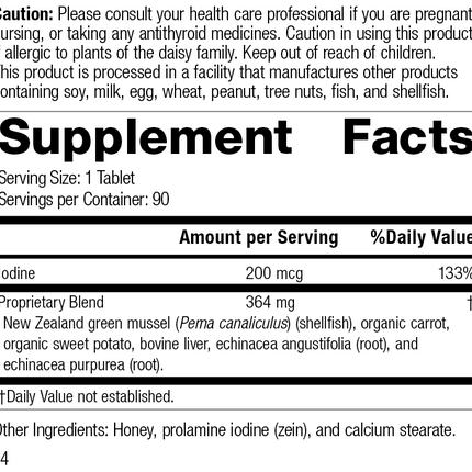 Iodomere®, 90 Tablets, Rev 14 Supplement Facts