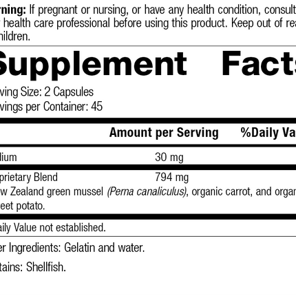 Nutrimere®, 90 Capsules, Rev 04 Supplement Facts