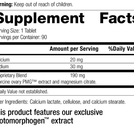 Ovatrophin P PMG™, 90 Tablets, Rev 01 Supplement Image