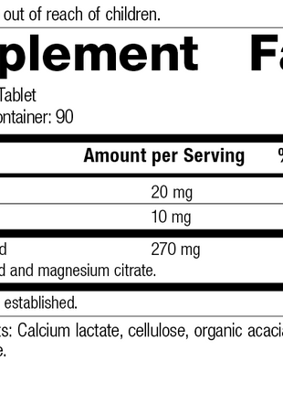 Ribonucleic Acid (RNA), 90 Tablets, Rev 19 Supplement Facts