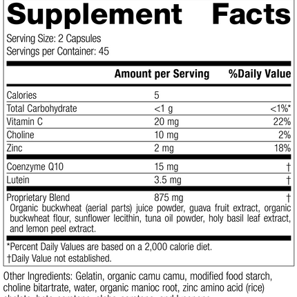 Regeneplex, Rev 07 Supplement Facts