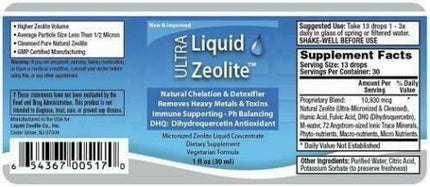 Ultra Liquid Zeolite