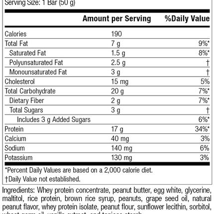 StandardBar®-Peanut Butter, rev9