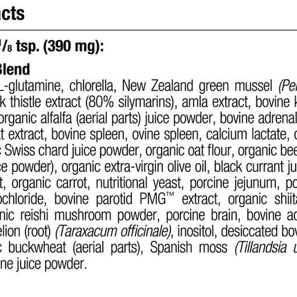 Canine Dermal Support, 125 g, Rev 10 Supplement Facts