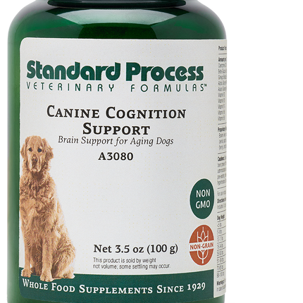 Canine cognition support bottle