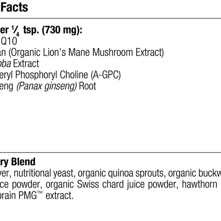 canine cognition support label