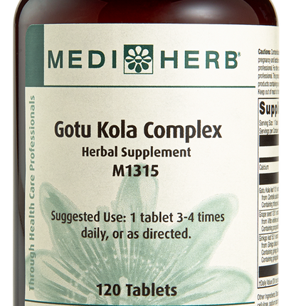 Gotu Kola Complex, 120 Tablets