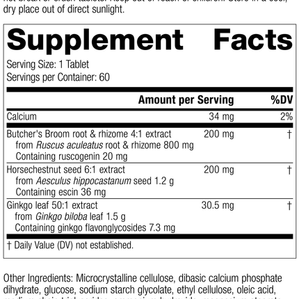 Vascular Care Complex, Rev 02 Supplement Facts
