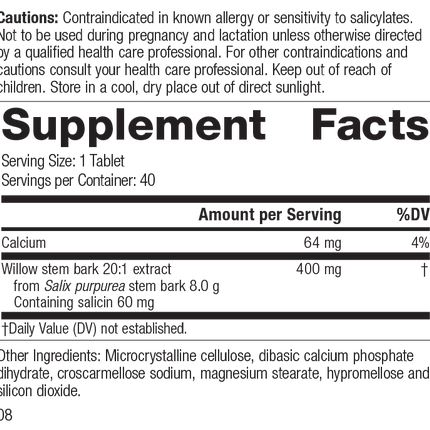 Saligesic, Rev 07 Supplement Facts